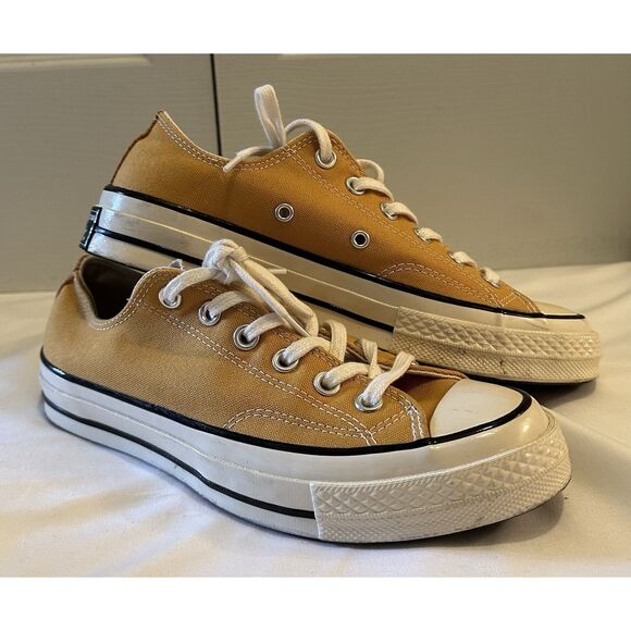 Converse Chuck Taylor Sunflower Yellow Low-top Shoes Mens Size 6 - Picture 4 of 10